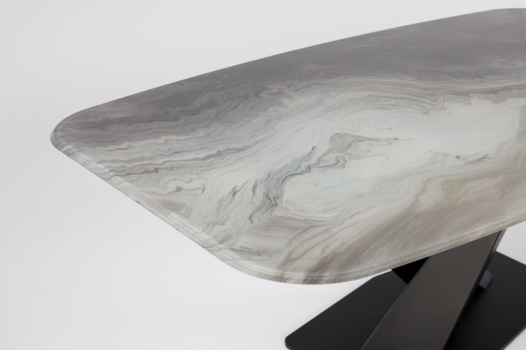 Stratos CrystalArt Dining Table Kitchen & Dining Room Tables Cattelan Italia   