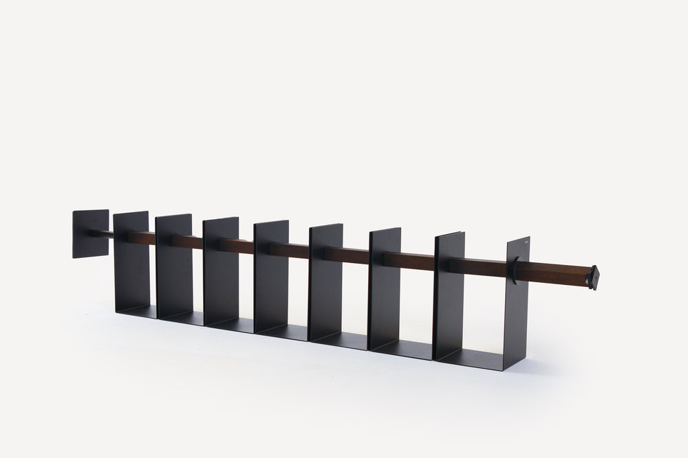 Tokyo Floating Bookcase Black Bookcases & Standing Shelves Cattelan Italia   