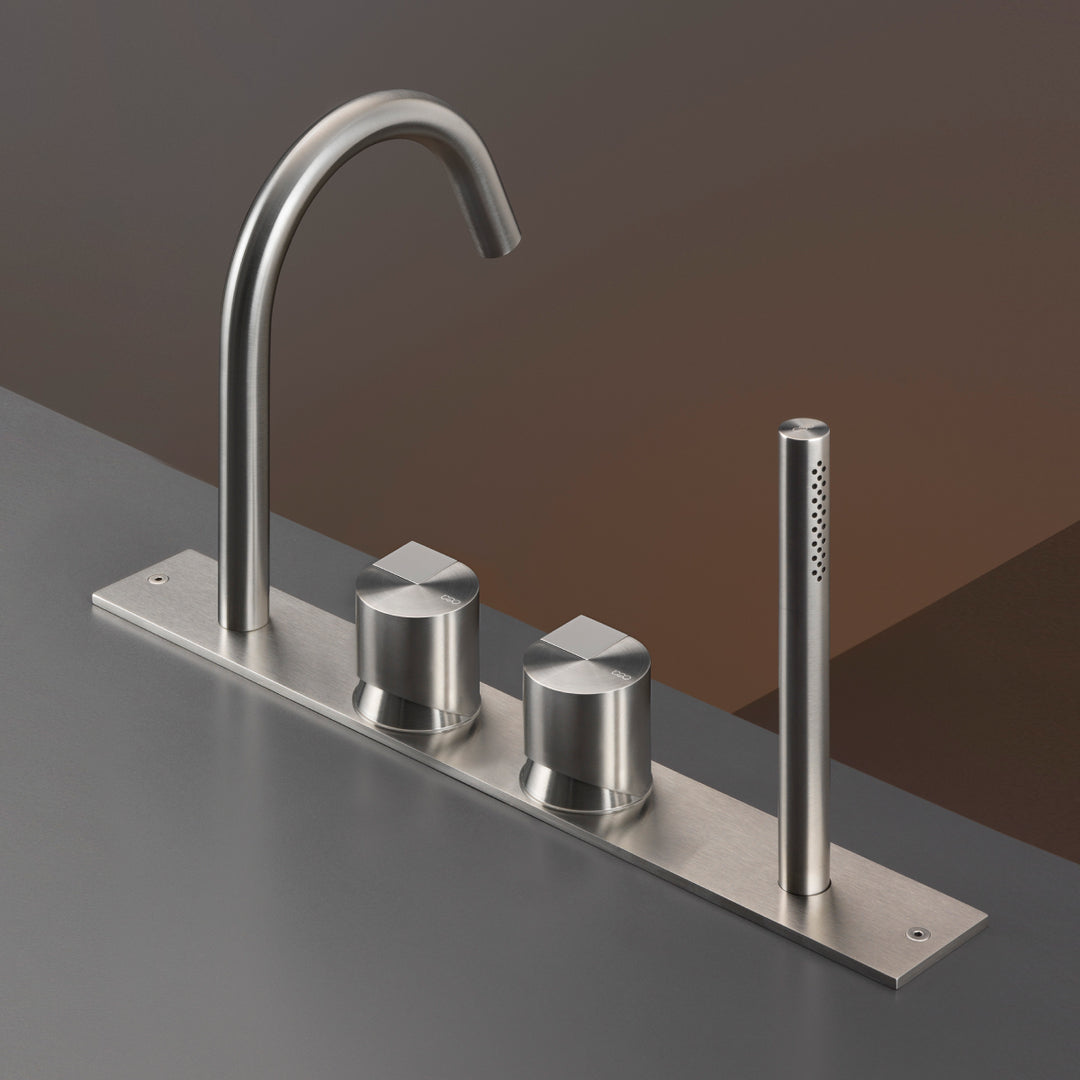 Duet Rim Mounted Bathtub Taps - Mixer Sets DET32 Bathroom CEA   