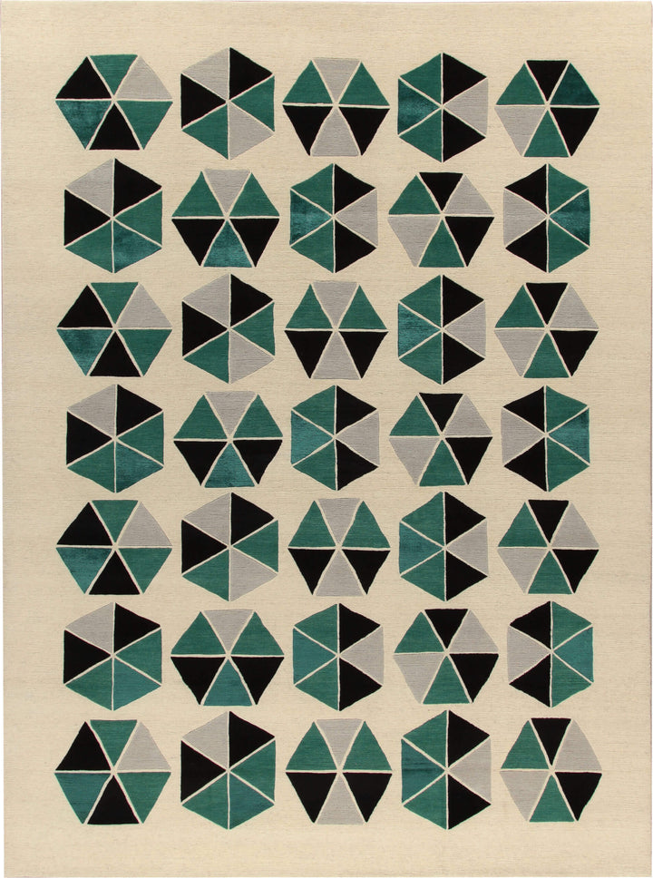 Esagoni Rug Rugs Amini Green 300x250cm 