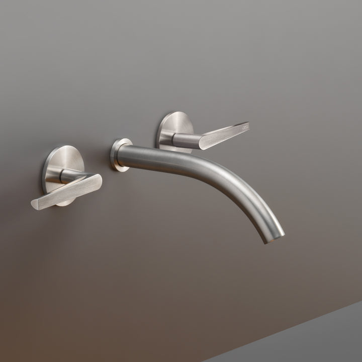 Flag Taps For Washbasin / Bidet - Wall-mounted Dual Handle Taps FLG10 Bathroom CEA   