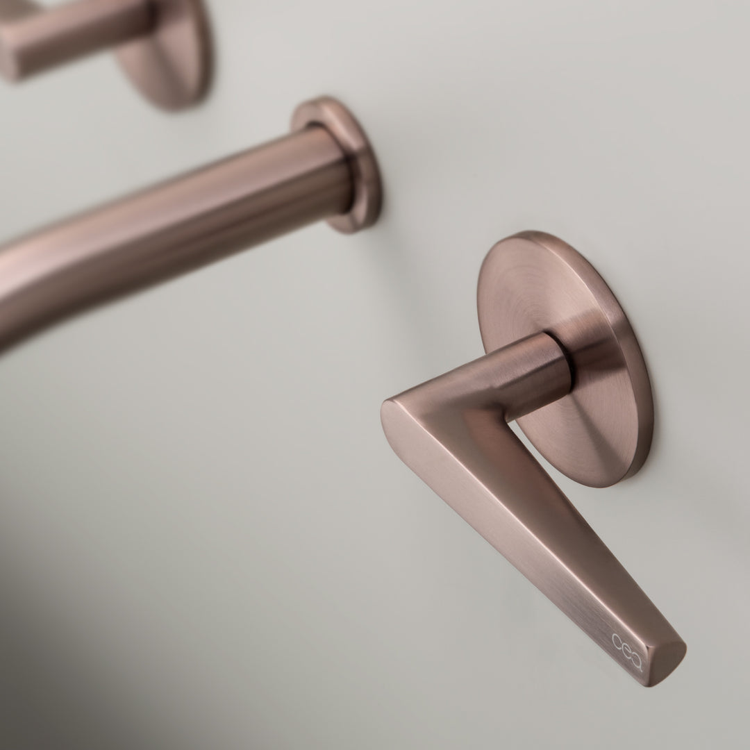 Flag Taps For Washbasin / Bidet - Wall-mounted Dual Handle Taps FLG10 Bathroom CEA   