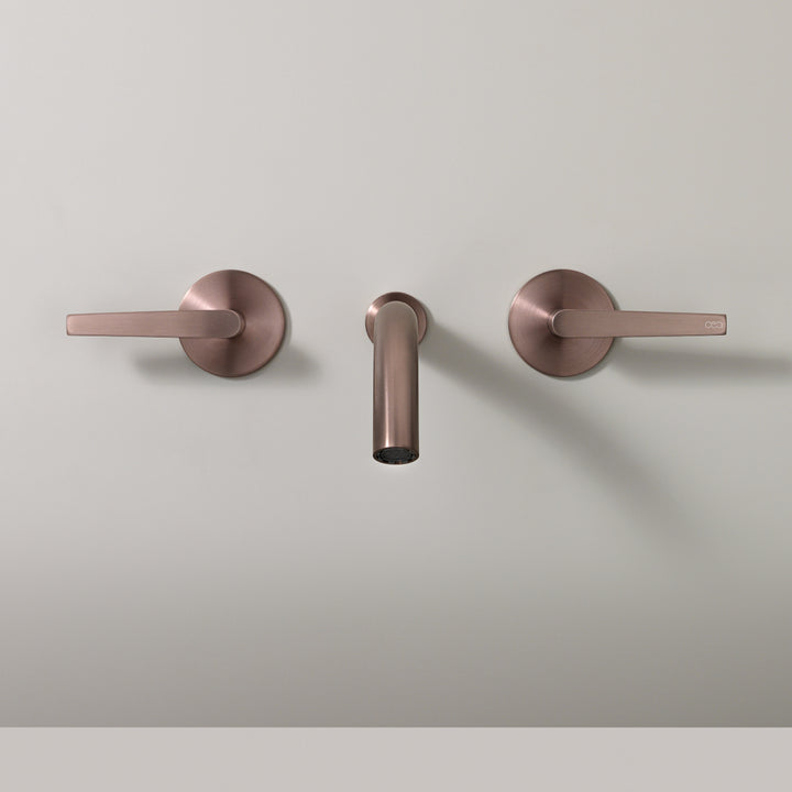 Flag Taps For Washbasin / Bidet - Wall-mounted Dual Handle Taps FLG11 Bathroom CEA   