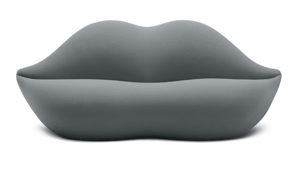 Bocca Lips Unlimited Standard Sofa Sofas Gufram Gray In Stock 