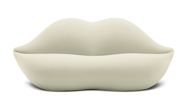 Bocca Lips Unlimited Standard Sofa Sofas Gufram Ivory In Stock 
