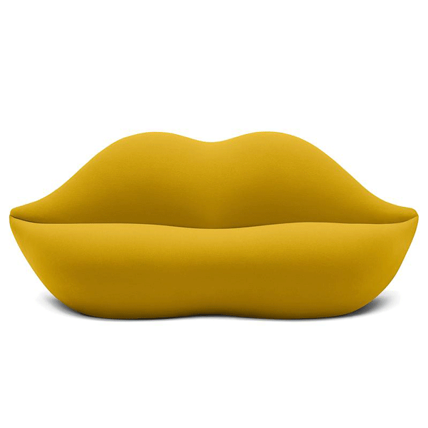 Bocca Lips Unlimited Standard Sofa Sofas Gufram Yellow In Stock 