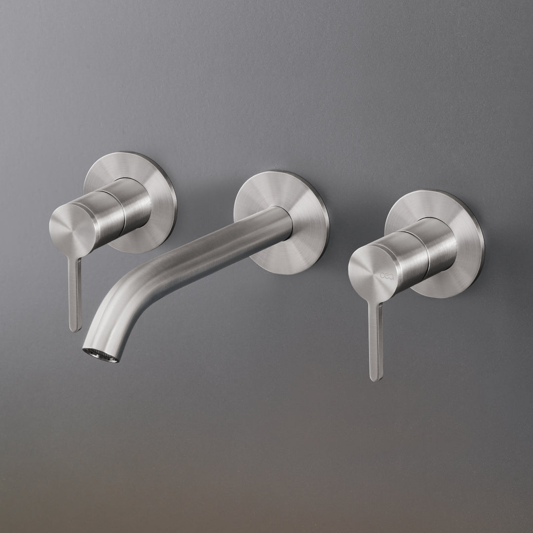 Innovo Taps For Washbasin / Bidet - Wall-mounted Dual Handle Taps INV31 Bathroom CEA   