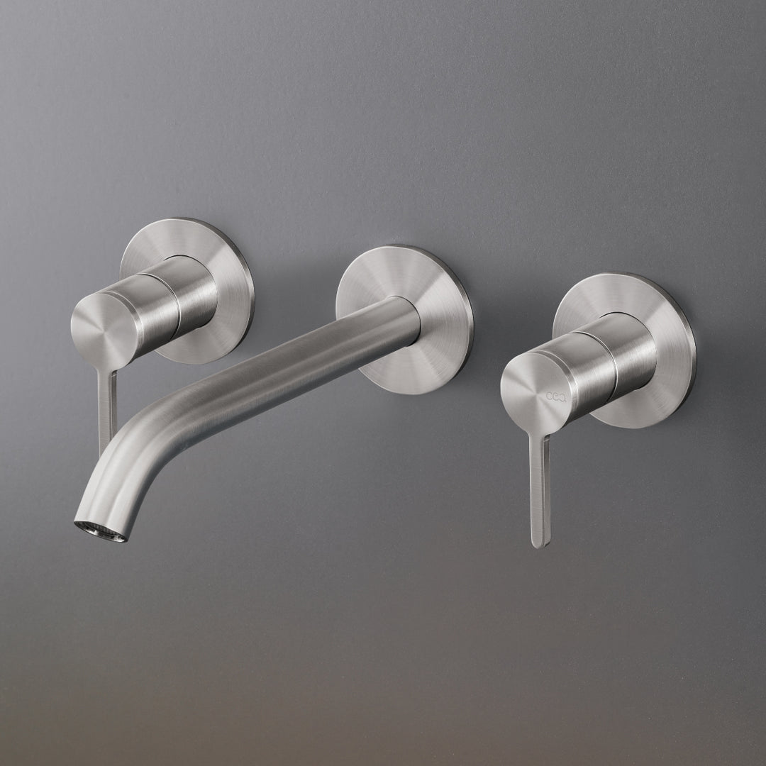Innovo Taps For Washbasin / Bidet - Wall-mounted Dual Handle Taps INV32 Bathroom CEA   