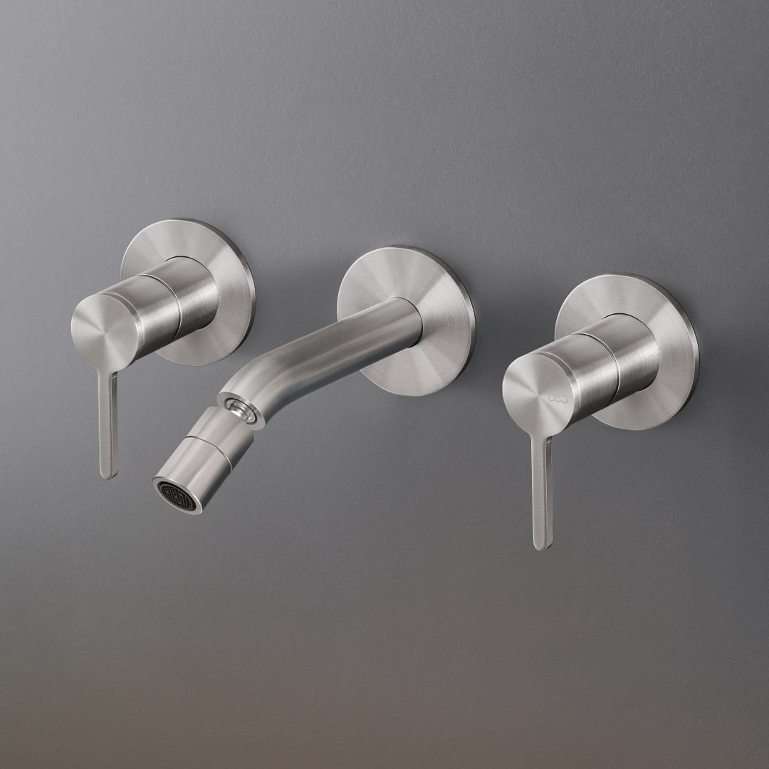 Innovo Taps For Washbasin / Bidet - Wall-mounted Dual Handle Taps INV33 Bathroom CEA   