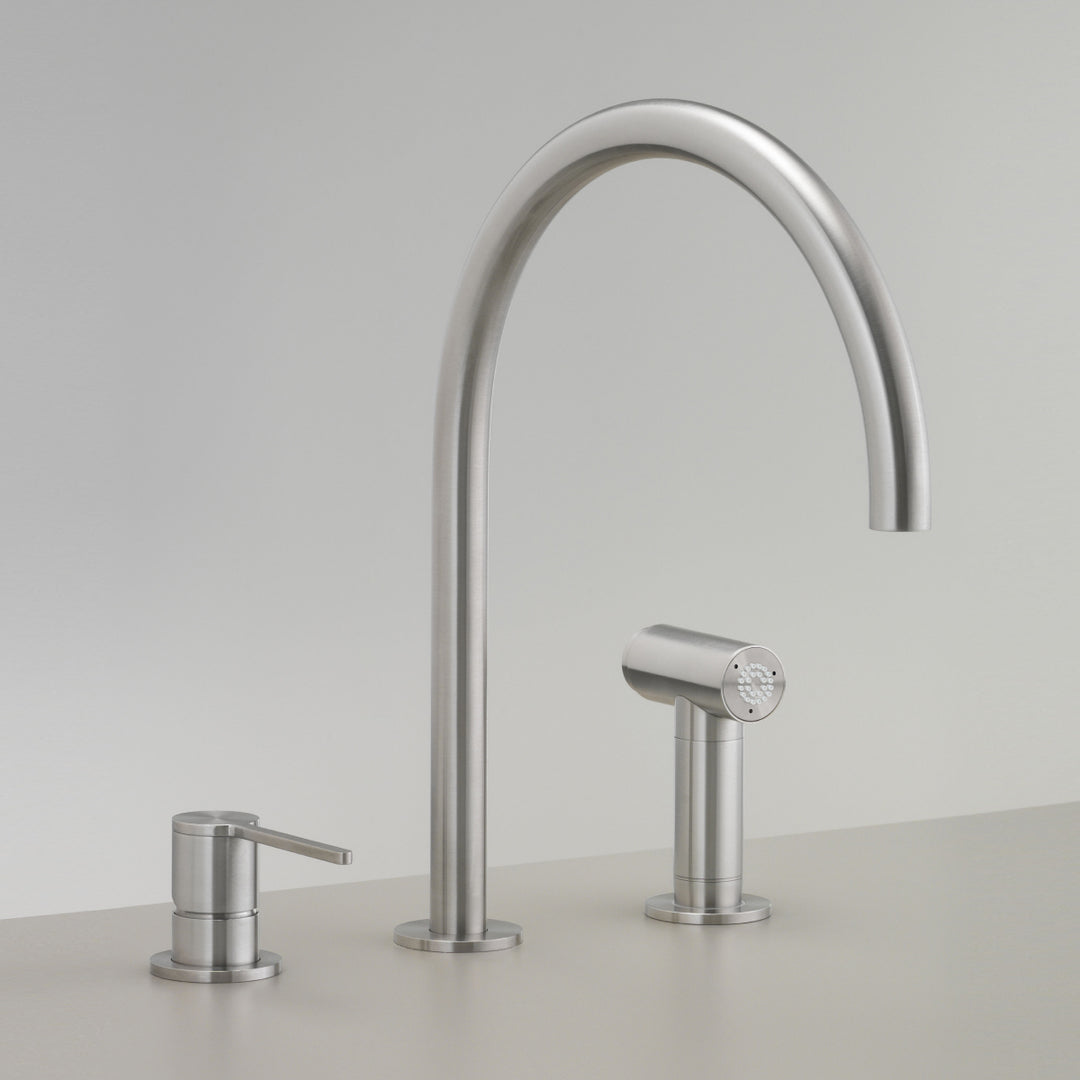 Three-Hole Mixers With Pull-out Hand-Shower INV83 Kitchen & Dinning Room CEA   