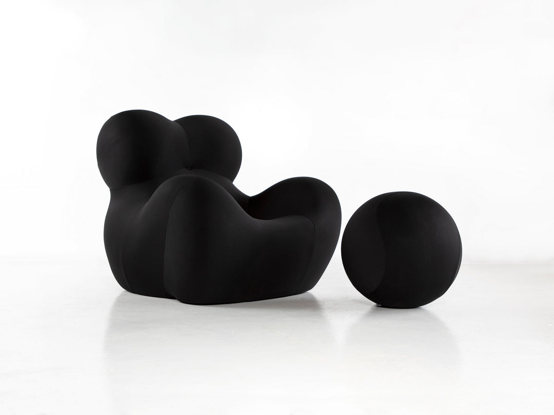 La Mamma UP 2000 Armchair Soara 150 Black Armchairs B&B Italia   