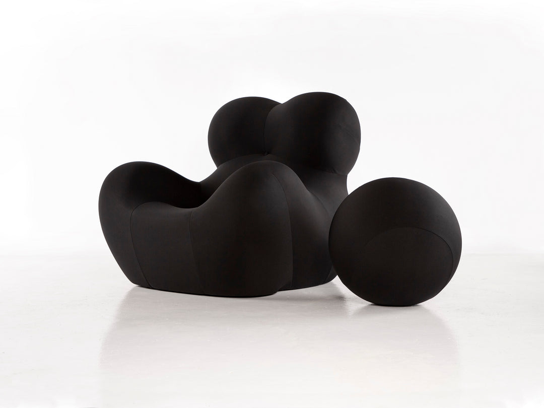 La Mamma UP 2000 Armchair Soara 150 Black Armchairs B&B Italia   