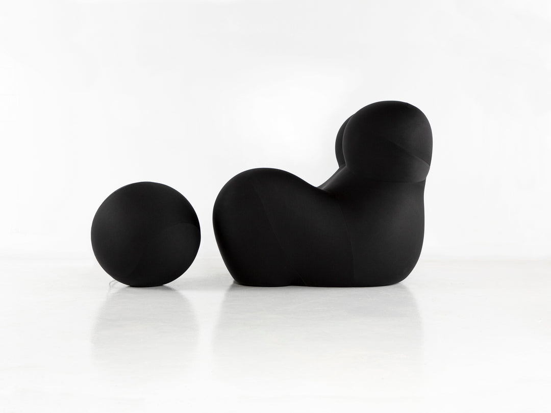 La Mamma UP 2000 Armchair Soara 150 Black Armchairs B&B Italia   