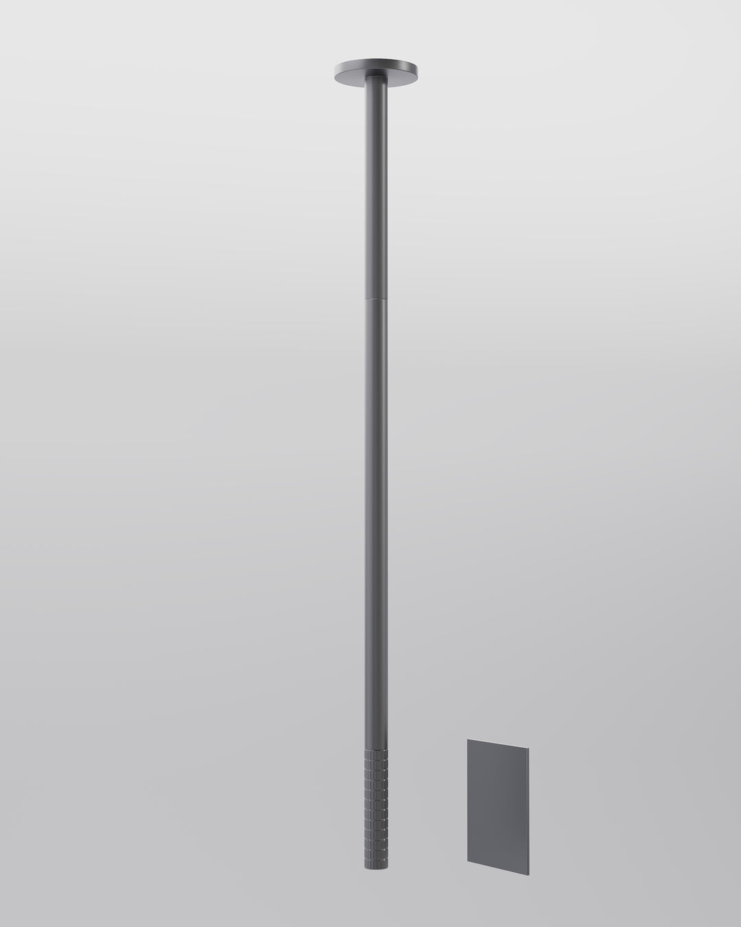 Meccanica Ceiling Mounted Electronic Mixer - 54226 Bathroom Accessories GESSI Steel Brushed  