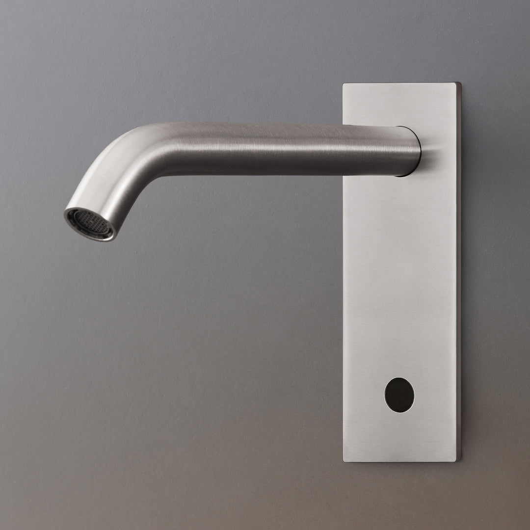 Taps and Washbasin - Wall-Mounted Taps with Infrared Sensor - MIL105R Bathroom CEA   