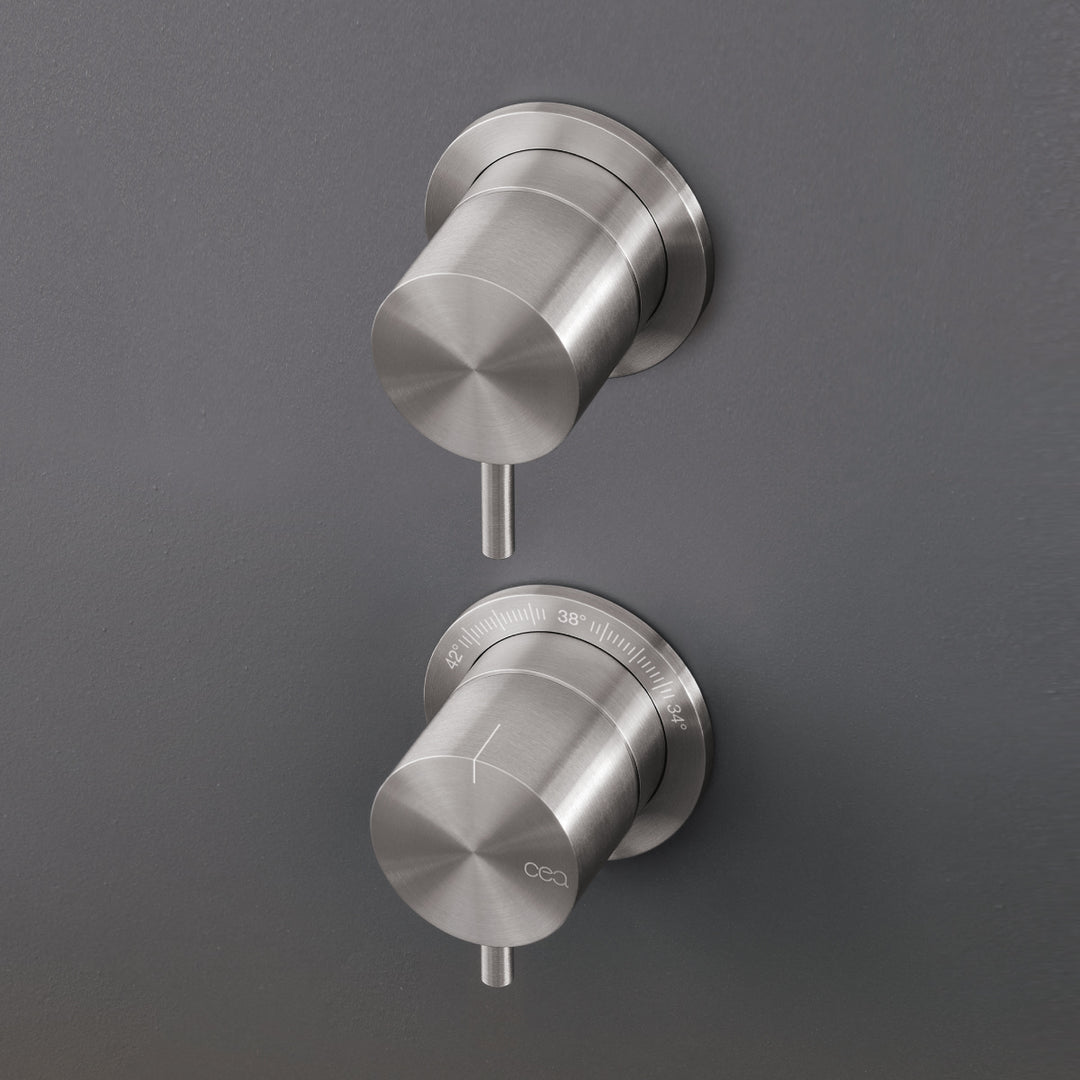 Milo360 Remote Controls - Thermostatic Sets With Shut-off Valves MIL121 Taps CEA   