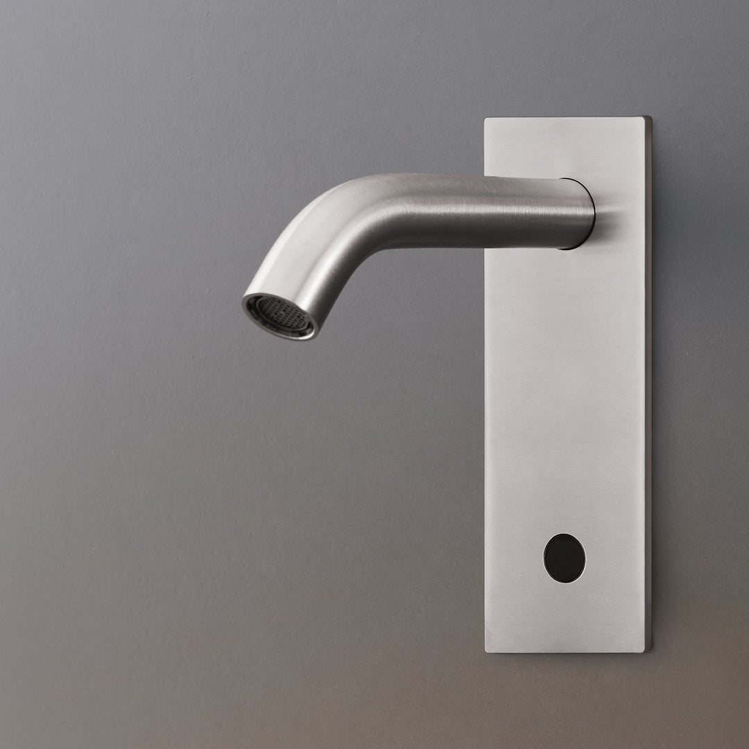 Taps and Washbasin - Wall-Mounted Taps with Infrared Sensor - MIL140R Bathroom CEA   