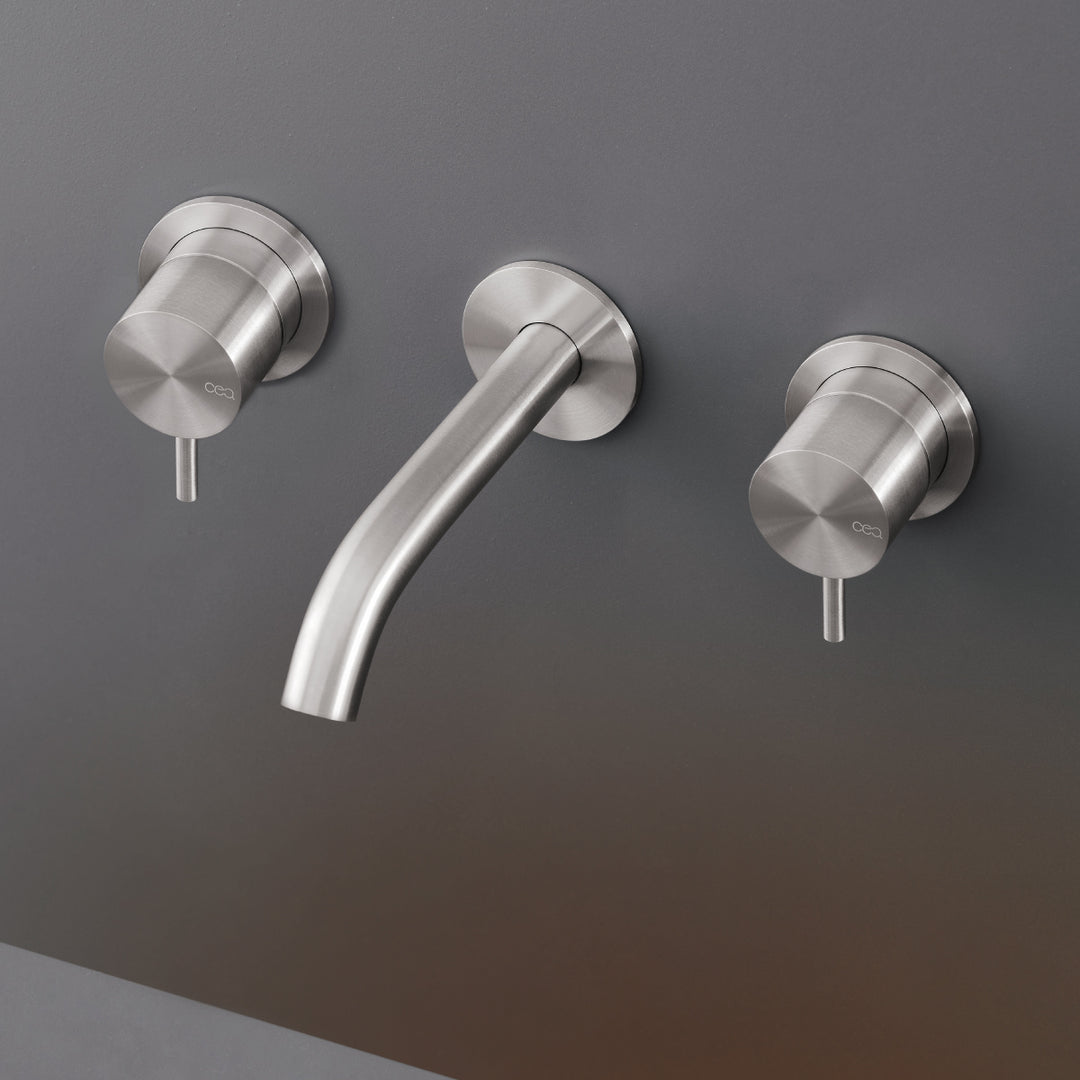 Milo360 Taps For Washbasin / Bidet - Wall-mounted Dual Handle Taps MIL37 Taps CEA   