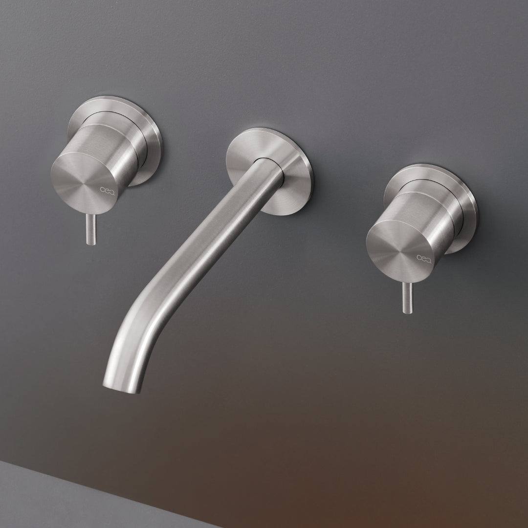 Milo360 Taps For Washbasin / Bidet - Wall-mounted Dual Handle Taps MIL38 Taps CEA   