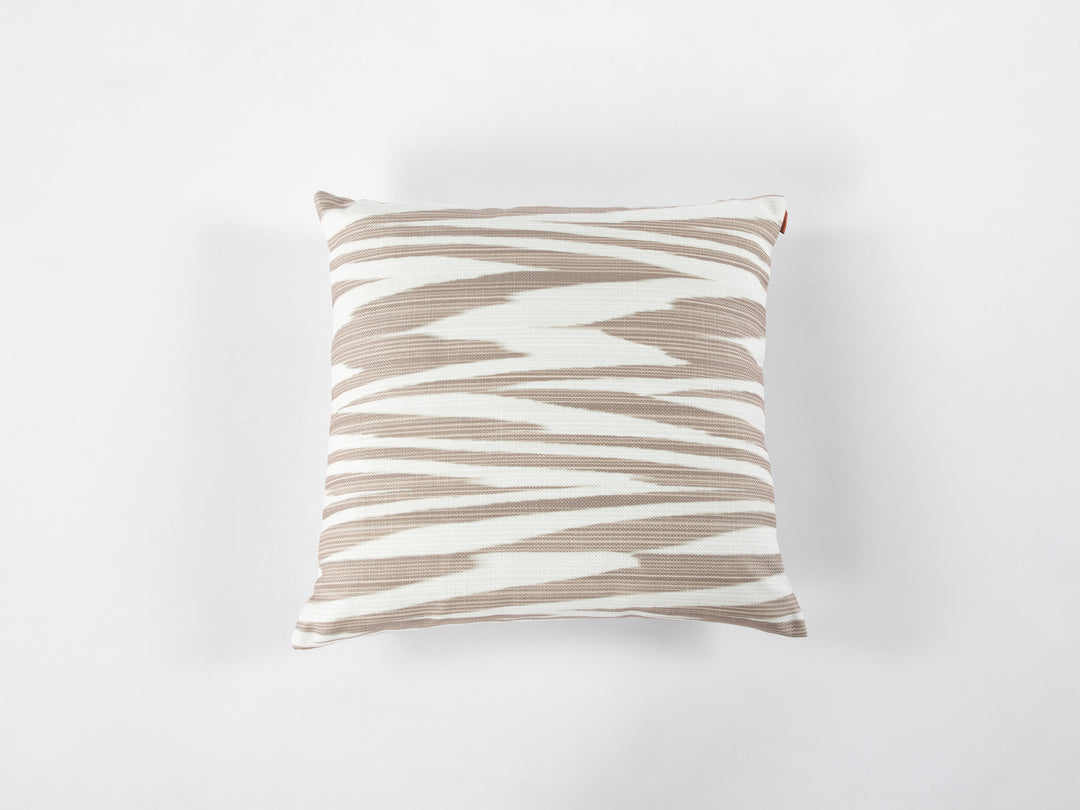 Atacama Indoor & Outdoor Cushion Beige & White Cushions Missoni Home   