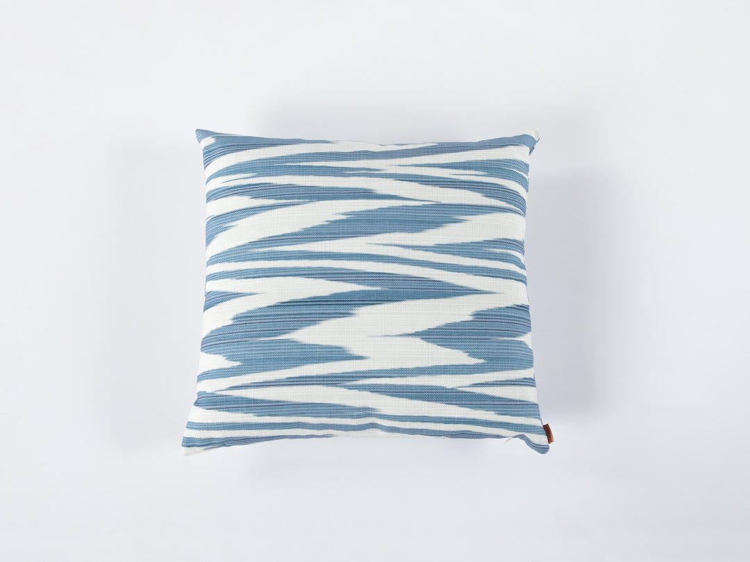 Atacama Indoor & Outdoor Cushion Blue & White Cushions Missoni Home   