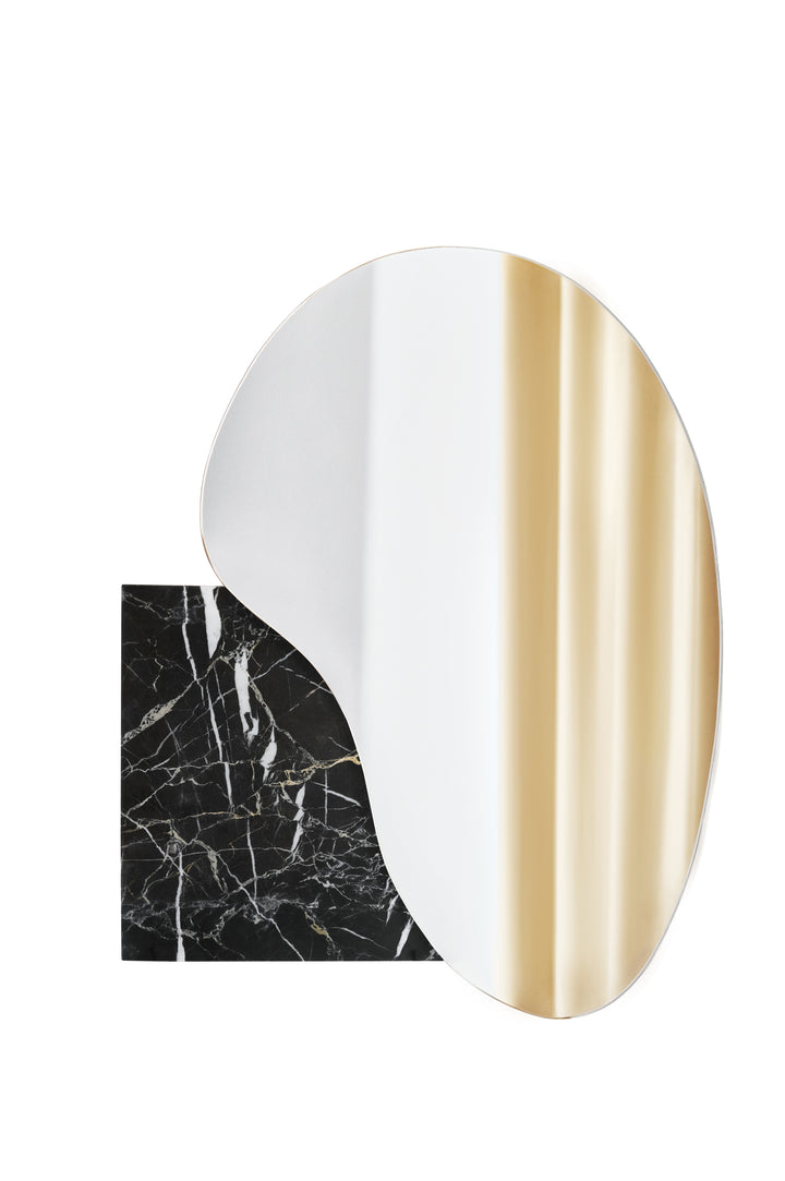 Lake Mirror 4 Mirrors Noom White Marble Statuario  