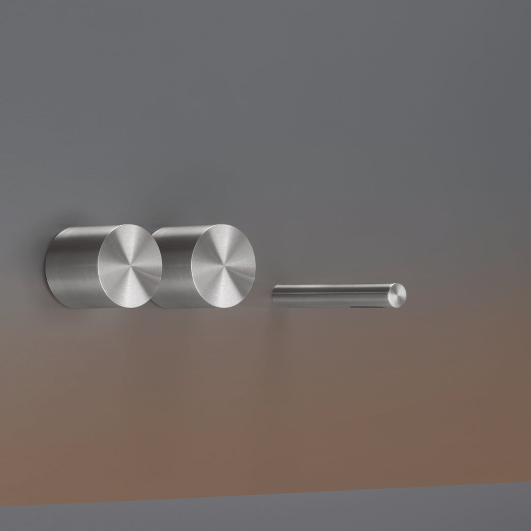 Opus Taps For Washbasin / Bidet - Wall-mounted Dual Handle Taps OPS08 Bathroom CEA   