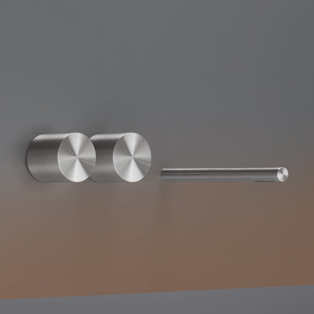 Opus Taps For Washbasin / Bidet - Wall-mounted Dual Handle Taps OPS10 Bathroom CEA   