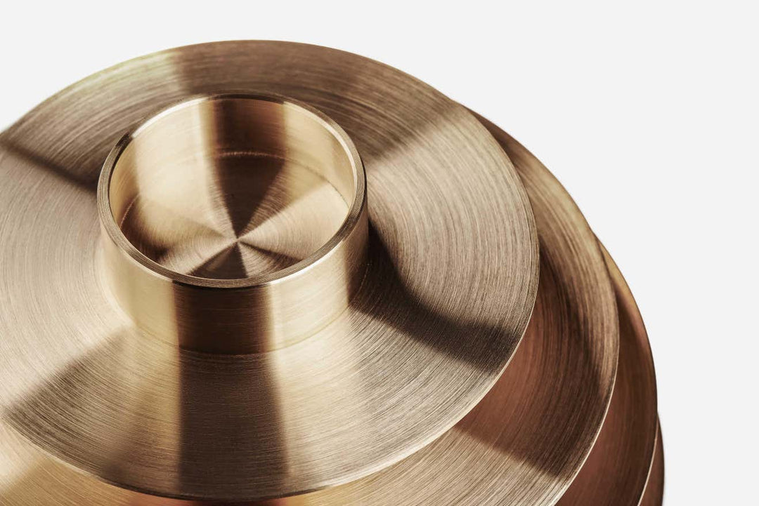 ORB Brass Candleholders Set CS1 Tabletop Noom   