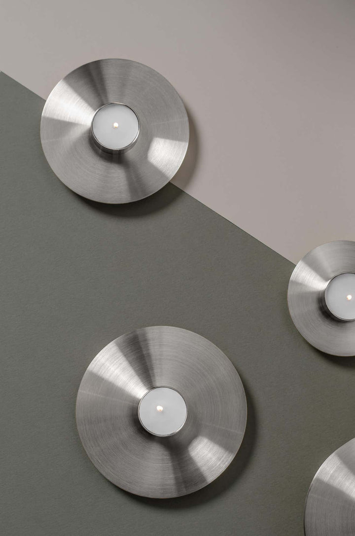 ORB Stainless Steel Candleholders Set CS2 Tabletop Noom   