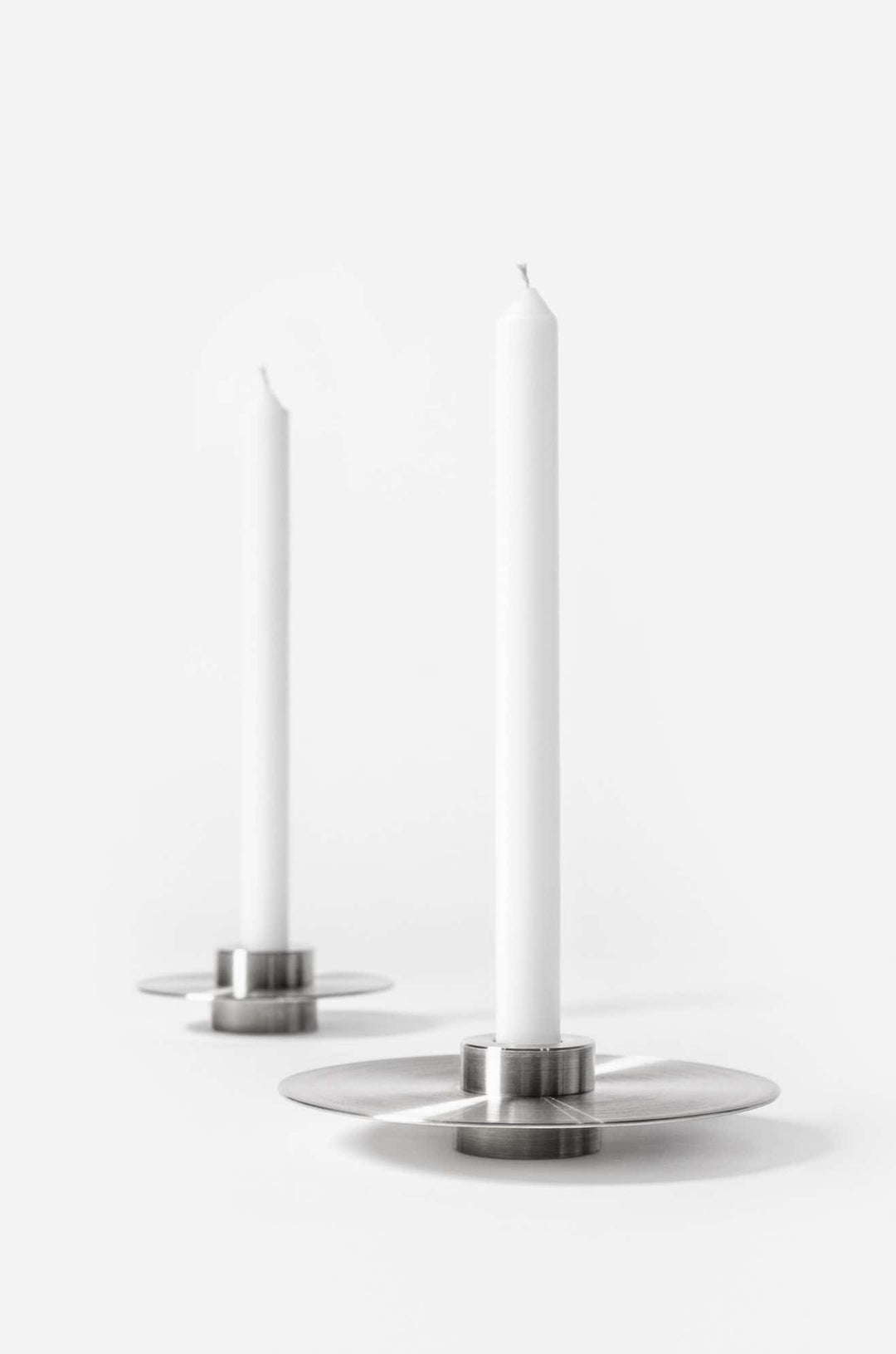 ORB Stainless Steel Candleholders Set CS2 Tabletop Noom   