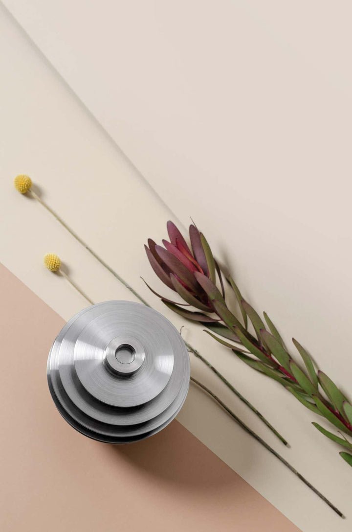 ORB Stainless Steel Candleholders Set CS2 Tabletop Noom   