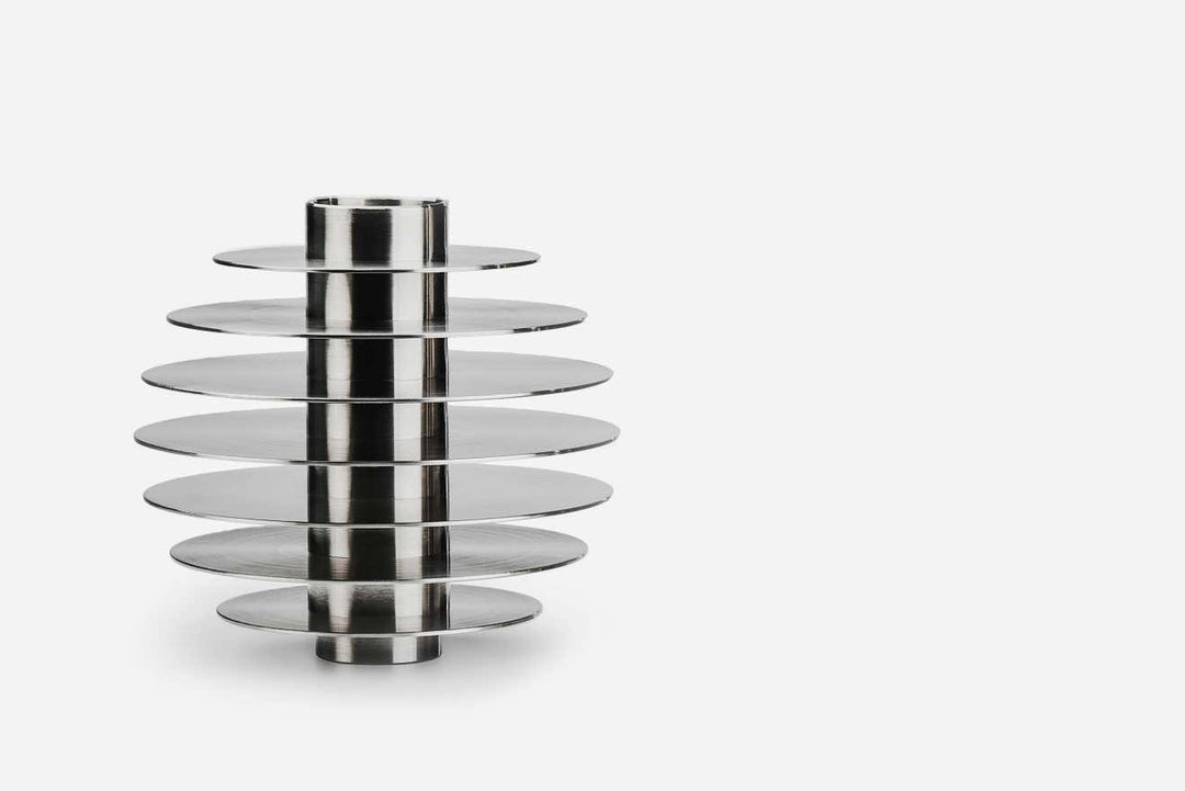 ORB Stainless Steel Candleholders Set CS2 Tabletop Noom   