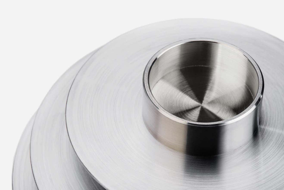 ORB Stainless Steel Candleholders Set CS2 Tabletop Noom   