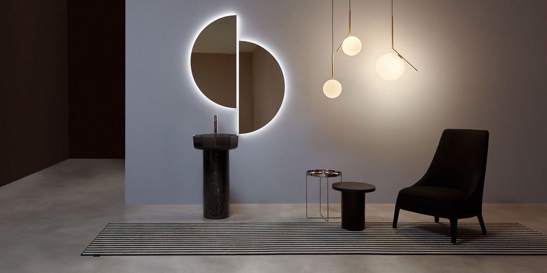 Opale pedestal carrara Sink Sinks Antonio Lupi