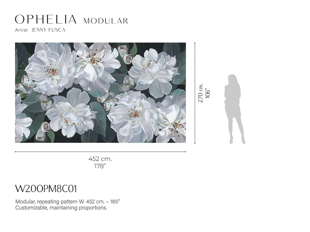 Ophelia Modular Wallpaper Wallpaper Absoluta   