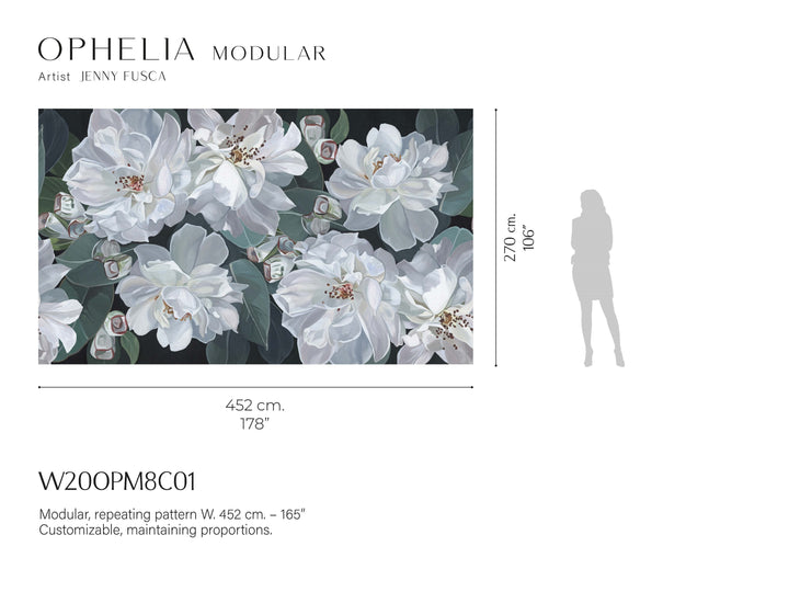Ophelia Modular Wallpaper Wallpaper Absoluta   