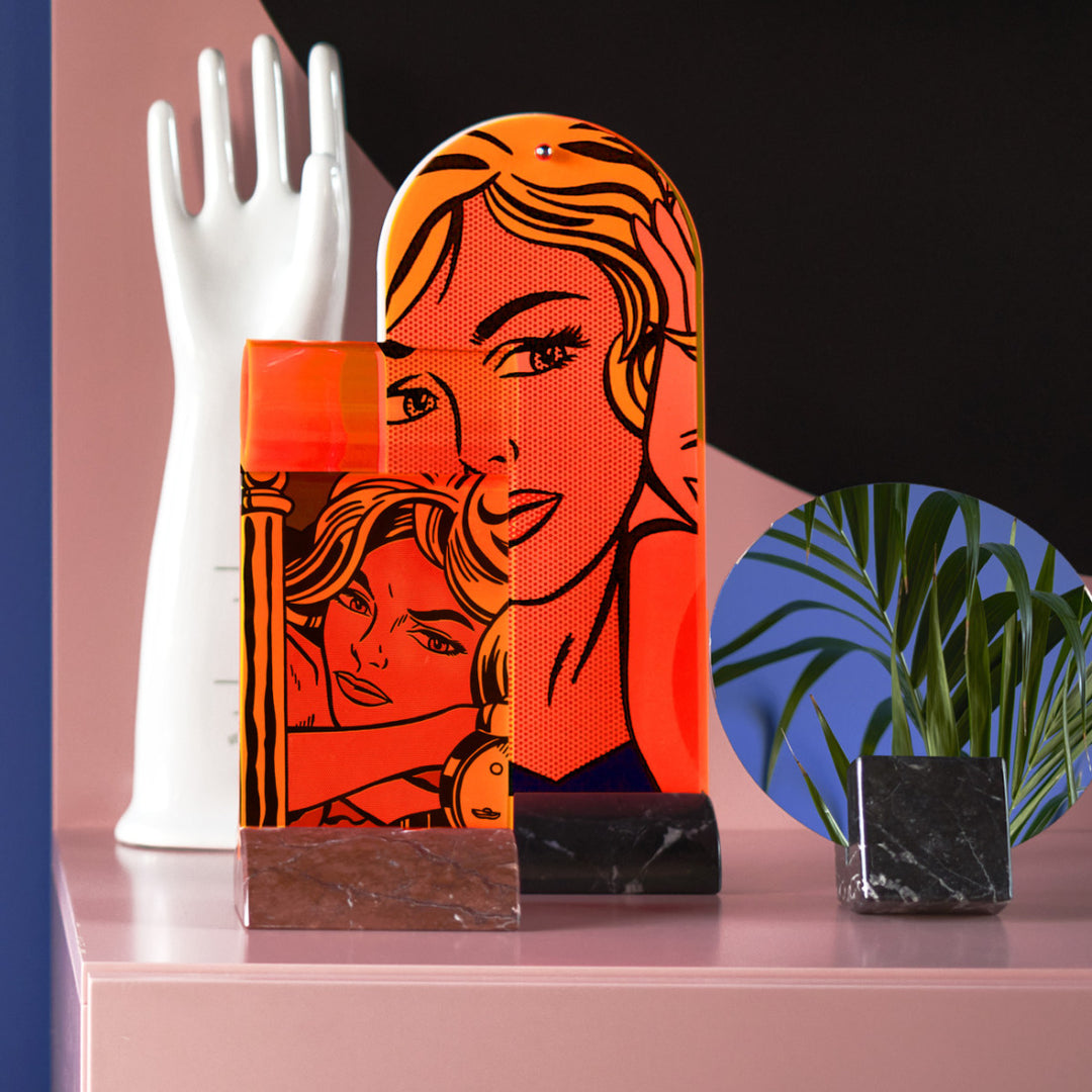 Vanitas Small Mirror Photo Holder Tabletop Poltronova   