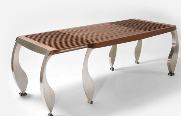 Split Expandable Dining Table Dining Table Poltronova   