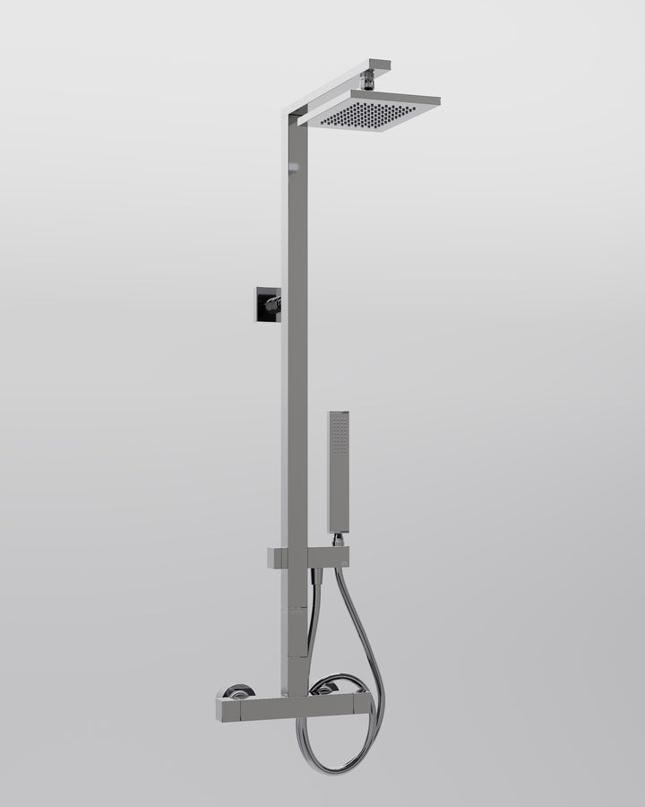 Rettangolo Wall Mounted Thermostatic Mixer - 23447 Showers GESSI