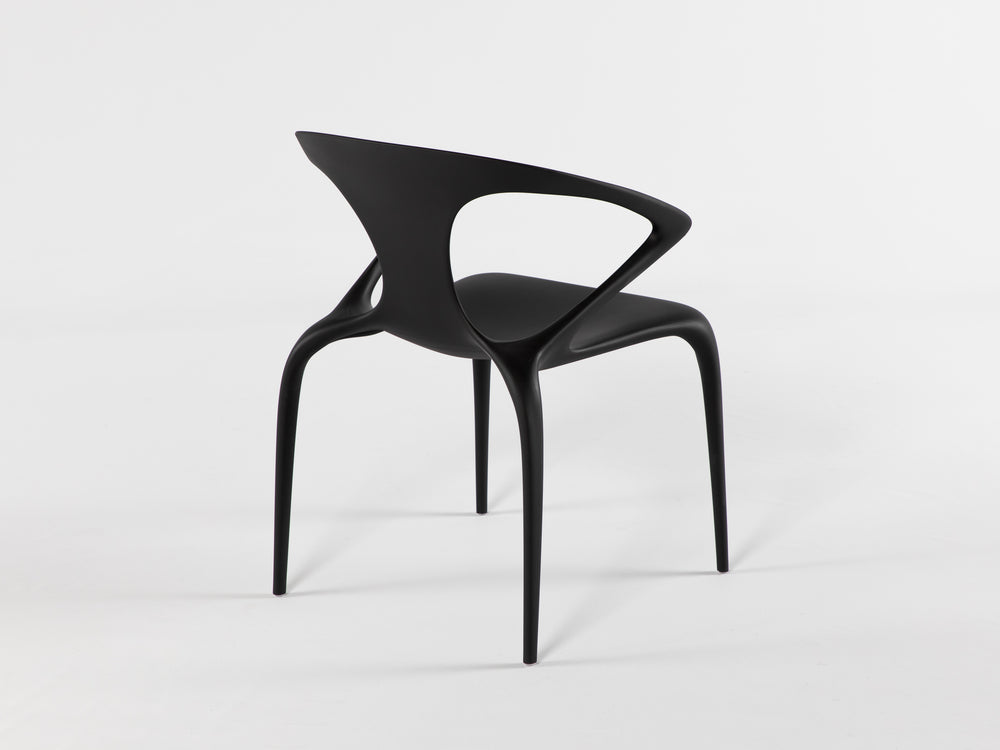 AVA Bridge Chair Matte Charbon Kitchen & Dining Room Chairs Roche Bobois   