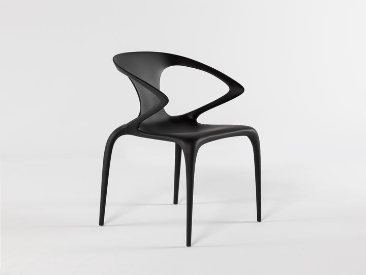 AVA Bridge Chair Matte Charbon Kitchen & Dining Room Chairs Roche Bobois   