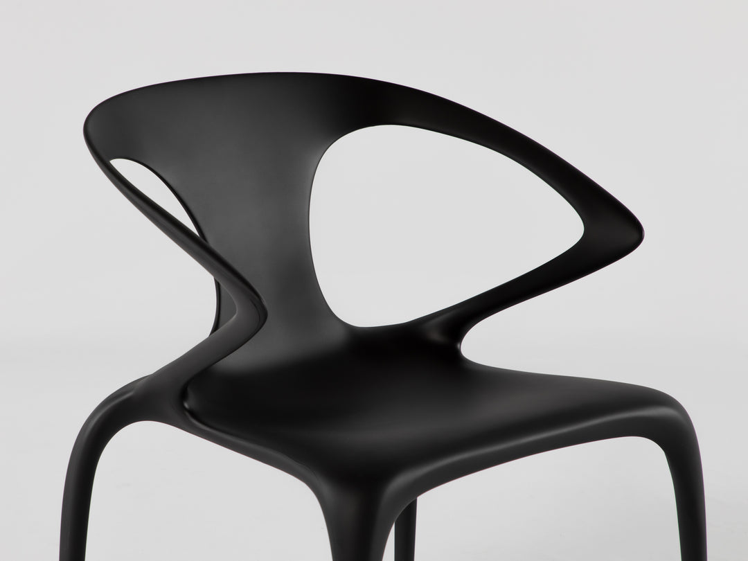 AVA Bridge Chair Matte Charbon Kitchen & Dining Room Chairs Roche Bobois   