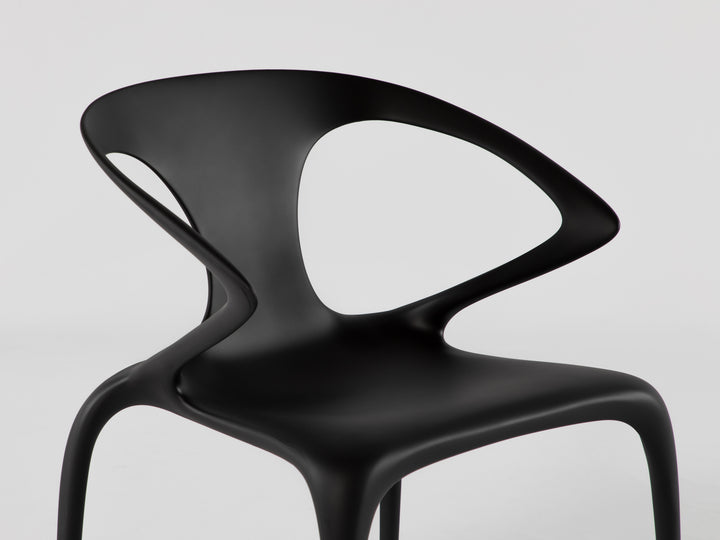 AVA Bridge Chair Matte Charbon Kitchen & Dining Room Chairs Roche Bobois   