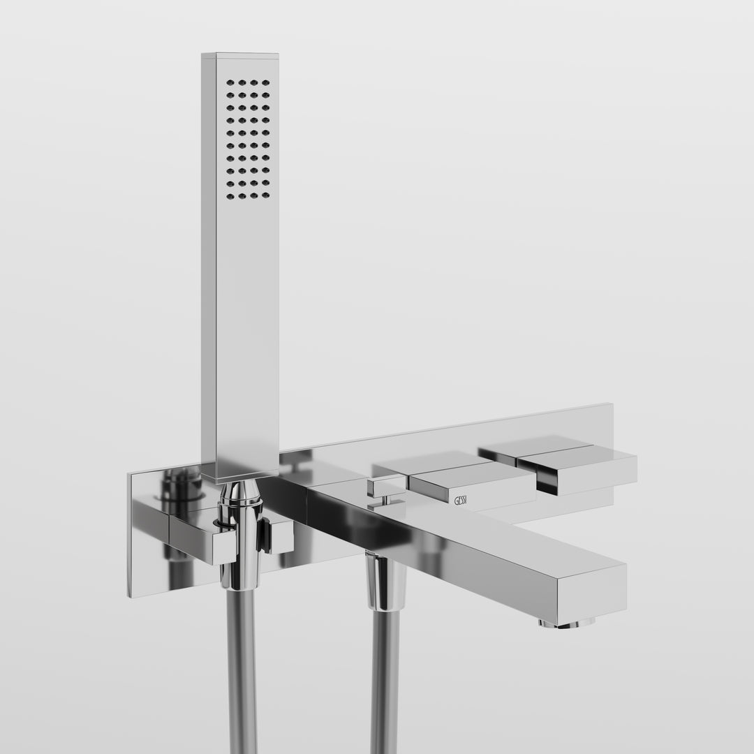 Rettangolo Bath Mixer - 20323 Bathroom Accessories GESSI Cromo  