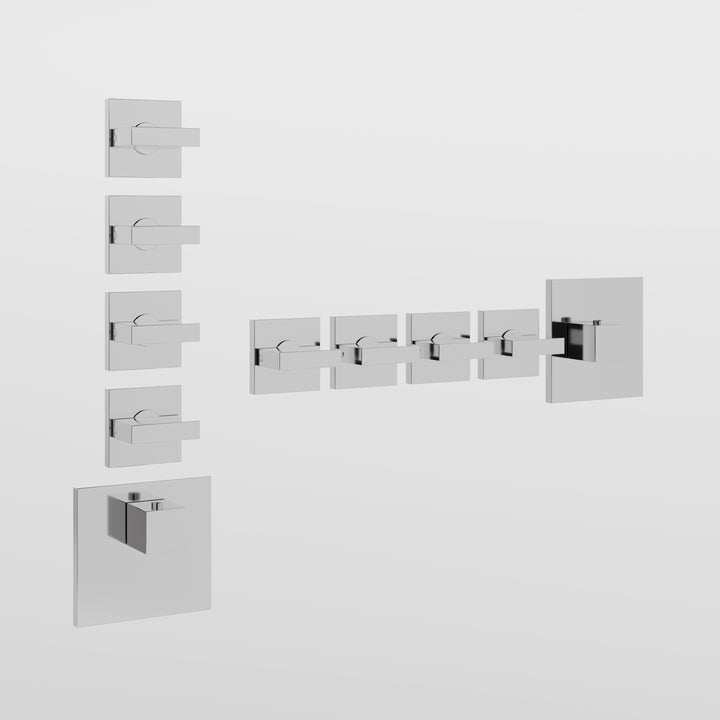 Rettangolo Wellness Thermostatic Shower Mixer Showers GESSI