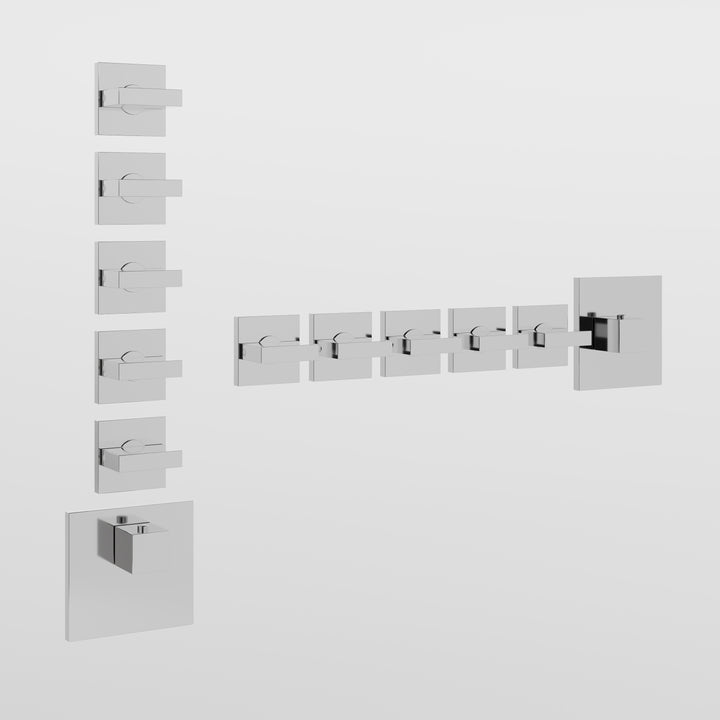 Rettangolo Wellness Thermostatic Shower Mixer Showers GESSI Default Title
