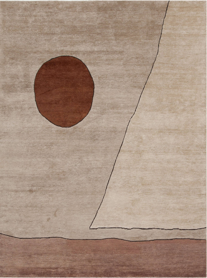 Ritagli Rug Rugs Amini Red-Brick Rose 350x250cm 