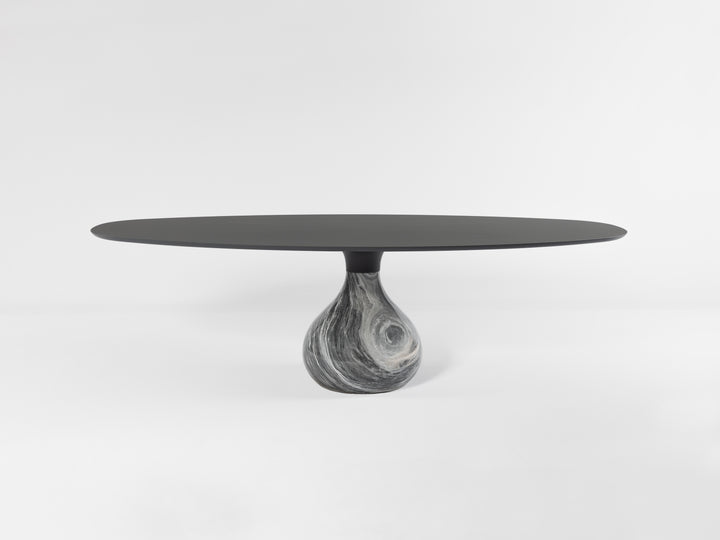 Aqua Oval Dining Table Bardiglio Glossy Table Roche Bobois   