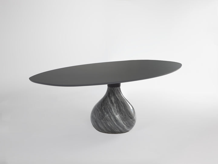 Aqua Oval Dining Table Bardiglio Glossy Table Roche Bobois   